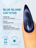 Гель лак кошачий глаз, Global Fashion,  Blue Island cateyes 8ml, 08