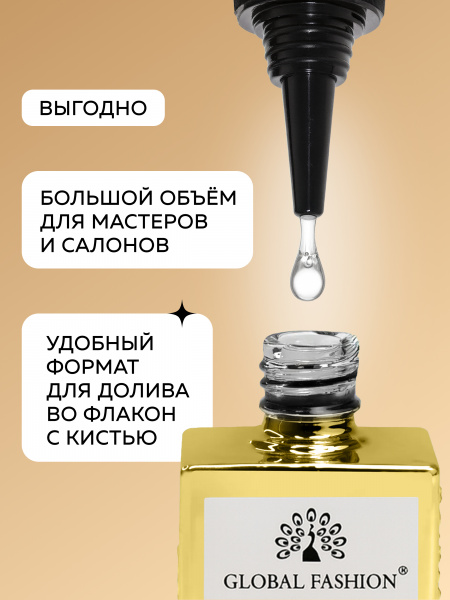 База для гель лака Global Fashion, Long Lasting Base Coat 30 мл
