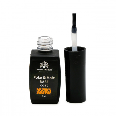 Основа для дизайна, Global Fashion, Poke&Hole Base Coat, 8ml