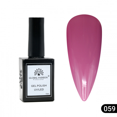 Гель лак Global Fashion, Gel polish 15 ml, 59
