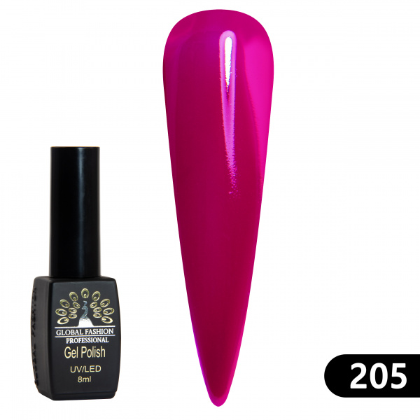 Гель лак BLACK ELITE 205, Global Fashion 8 мл