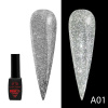 Гель лак Disco Gel Polish, Global Fashion, светоотражающий,  мл A01