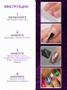Гель лак кошачий глаз, Global Fashion, Fruit cat eyes 11D 8ml, 01, blueberry1