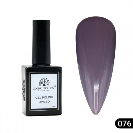 Гель лак Global Fashion, Gel polish 15 ml, 76