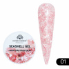 Гель для ногтей SEASHELL GEL "морская ракушка" 8 гр, 01