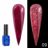Каучуковая база Disco Opal светоотражающая Global Fashion 8 мл, 09