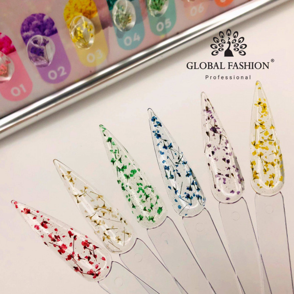 Гель с сухоцветами 5 гр, Flower Gel 02