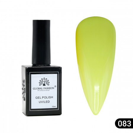 Гель лак Global Fashion, Gel polish 15 ml, 83