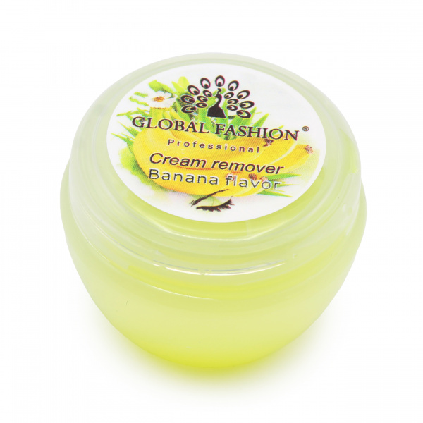 Крем для снятия ресниц, Cream Remover, Banana flavor, 10 гр