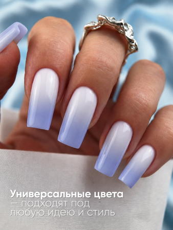 Гель краска неоновая для омбре, Global Fashion, ombre air cushion pat gel neon color 8gr, 19