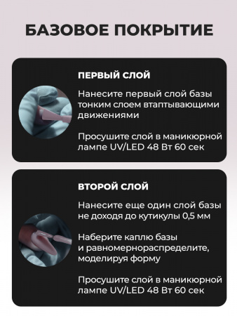 Файбер база, Fiber Base Global Fashion, 12 мл, Milk