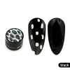 Гель-краска  для дизайна, Global Fashion,  Poke&Hole Gel, 5gr, black