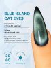 Гель лак кошачий глаз, Global Fashion,  Blue Island cateyes 8ml, 01
