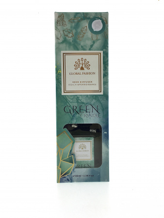 Ароматический диффузор Global Fashion, 100 ml, Green crystal