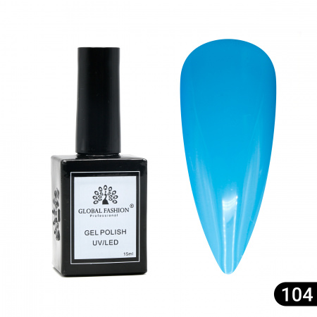 Гель лак Global Fashion, Gel polish 15 ml, 104