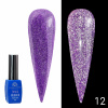 Каучуковая база Disco Opal светоотражающая Global Fashion 8 мл, 12