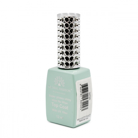Топ с UV фильтрами, Global Fashion, Super Glossy Shiny Top Coat with UV filter, 12 мл
