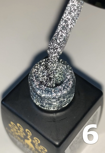 Гель лак Disco Gel Shine Spectrum, Global Fashion, светоотражающий, 8 мл 06